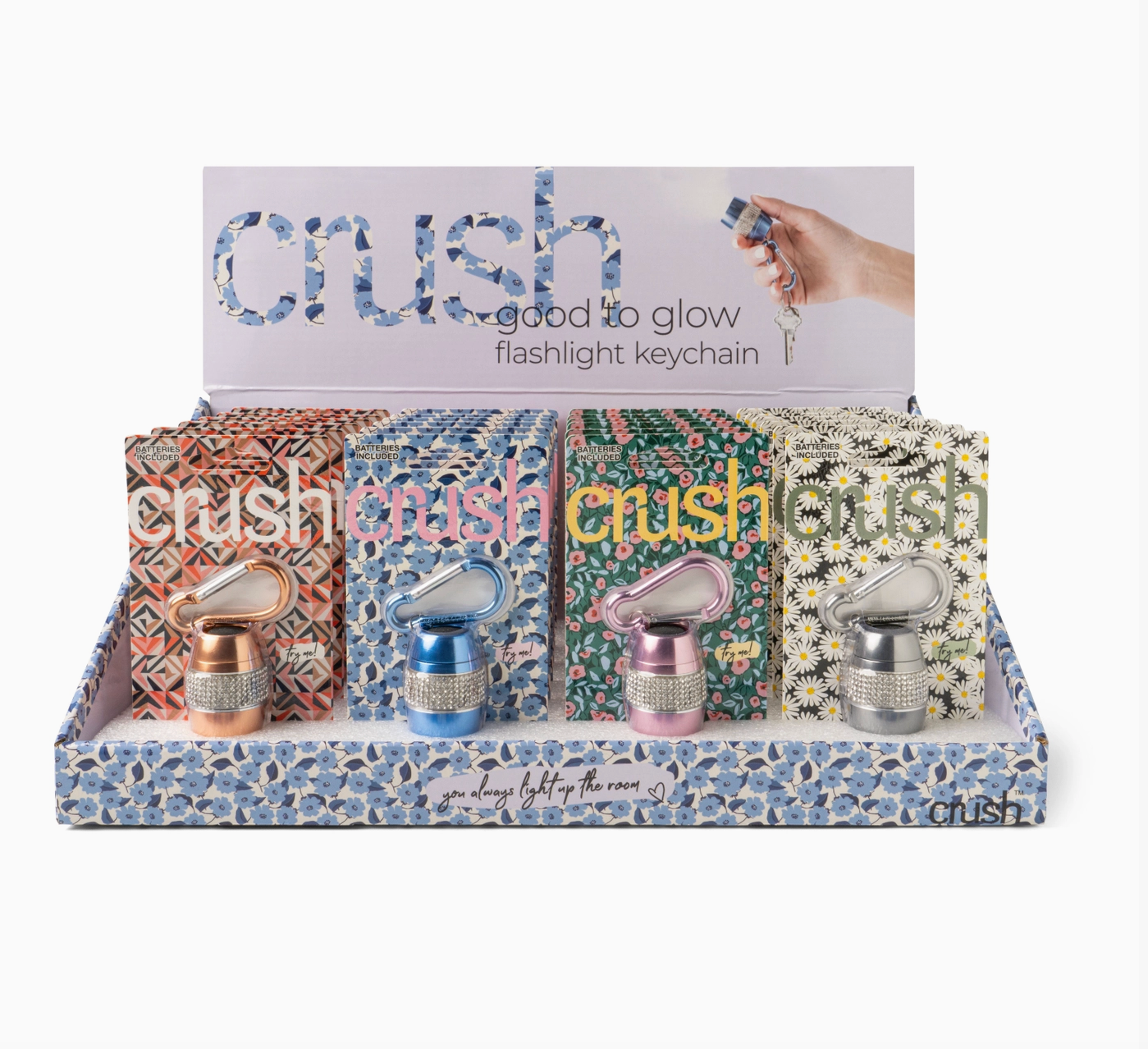 Crush Good To Glow Keychain Flashlight