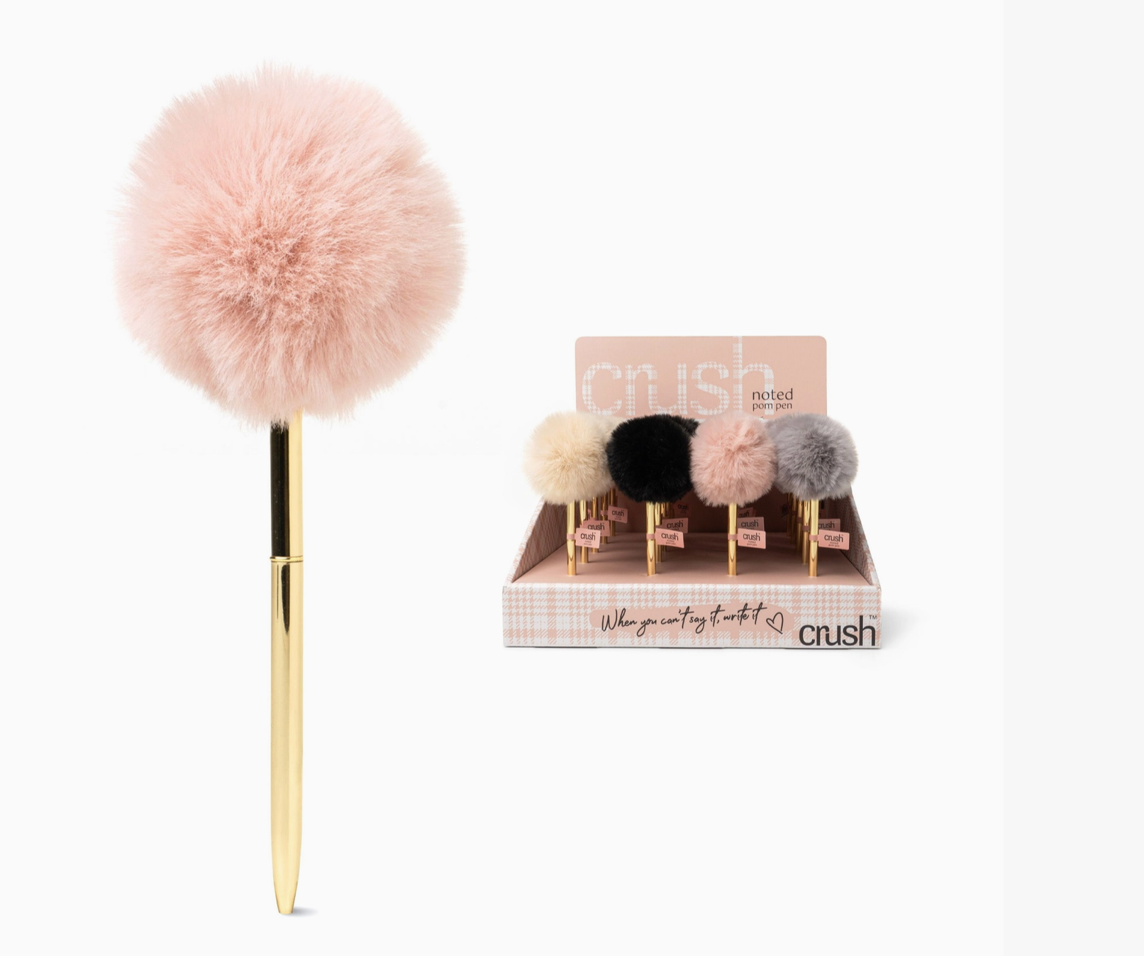 Crush Noted Pom Pom Pen