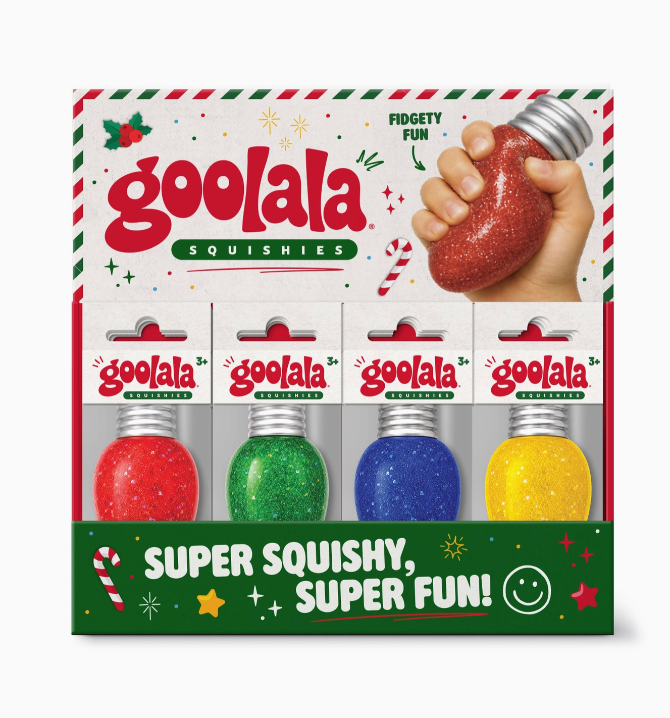 Goolala Squishies Christmas Light Bulb
