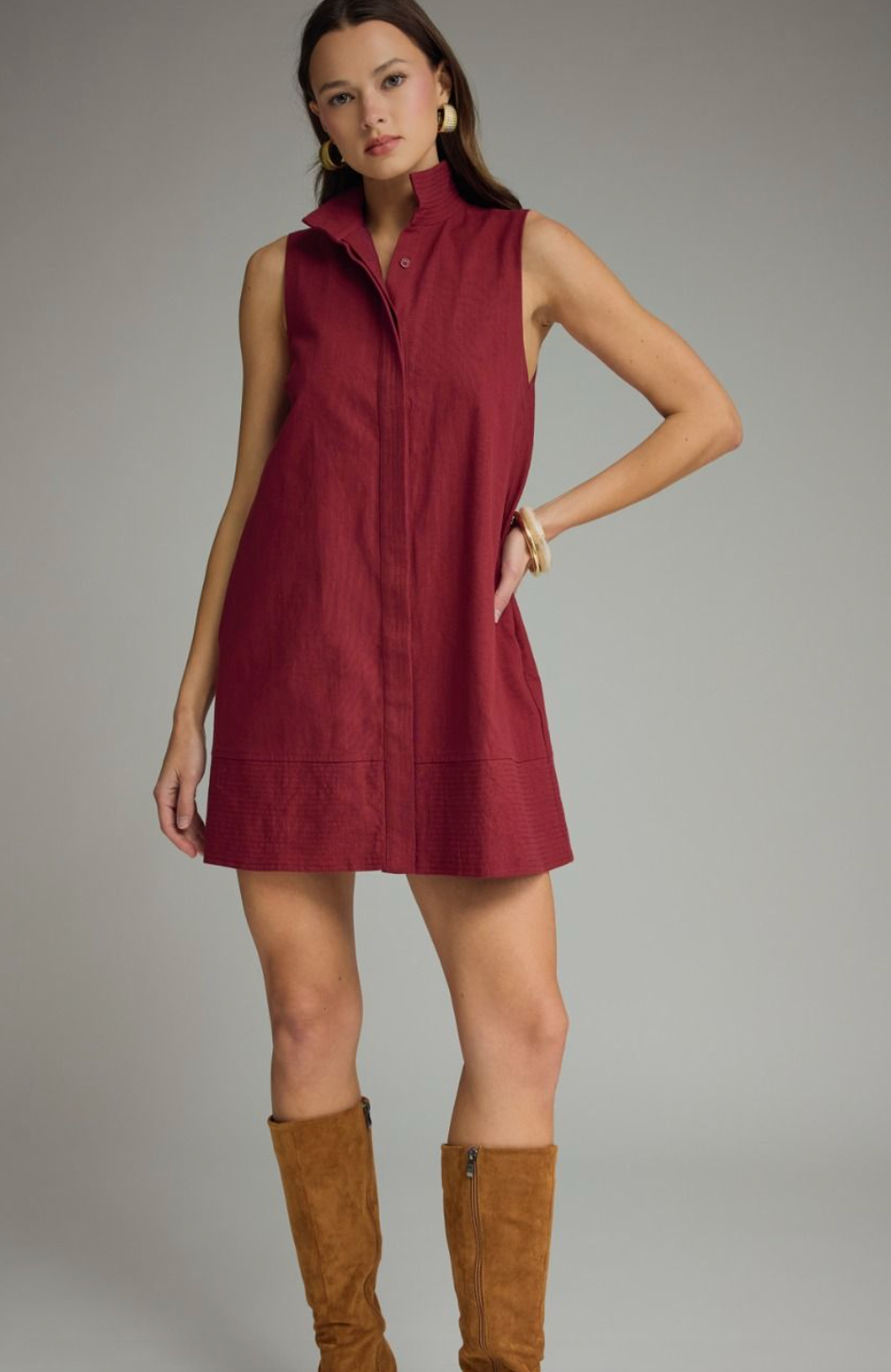 Sleeveless Mini Dress - 2 colors