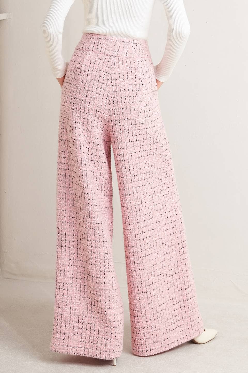 Pink Tweed Pant