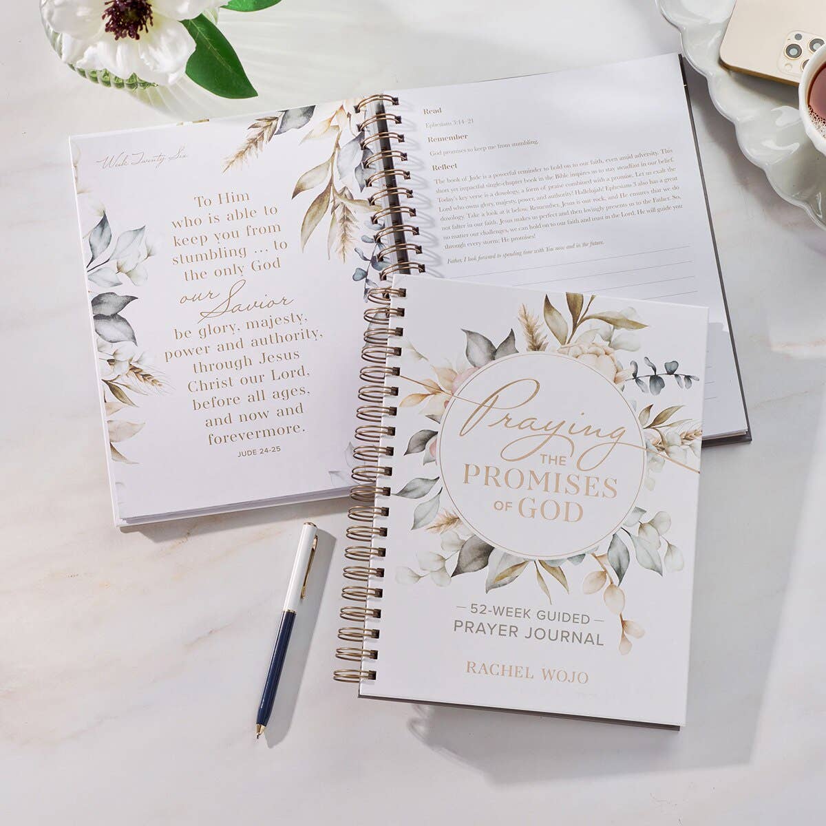 Christian Art Gifts - Praying the Promises of God; A 52-Week Guided Prayer Journal