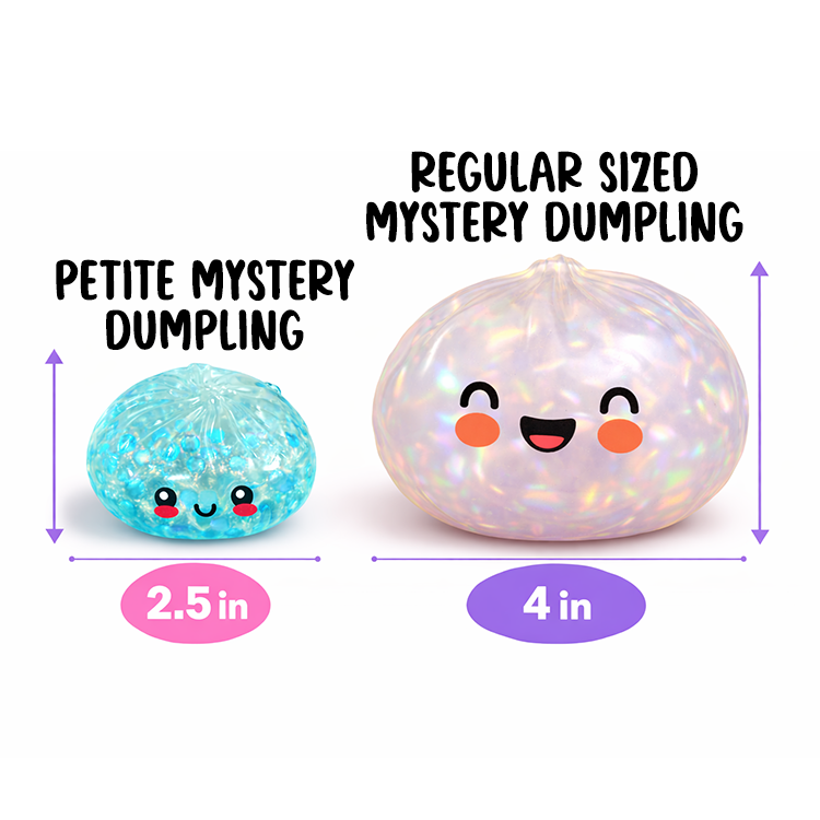 Novelty Brands - Fun Doh Petite (Mini) 2.5" Mystery Dumpling Squishy Toy