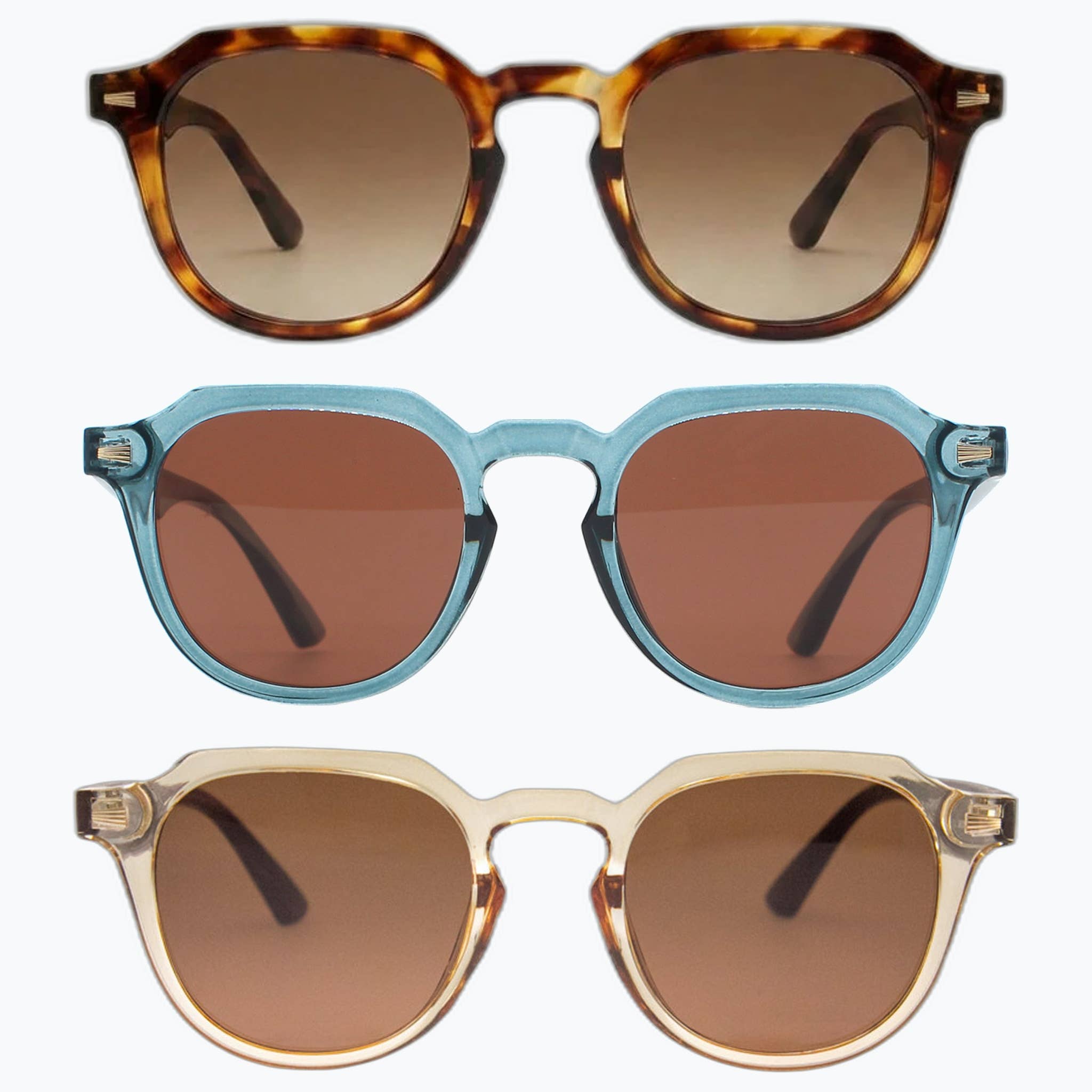 Jaxy Eyewear - Reverie by Jaxy - Retro Geometric Unisex Sunglasses