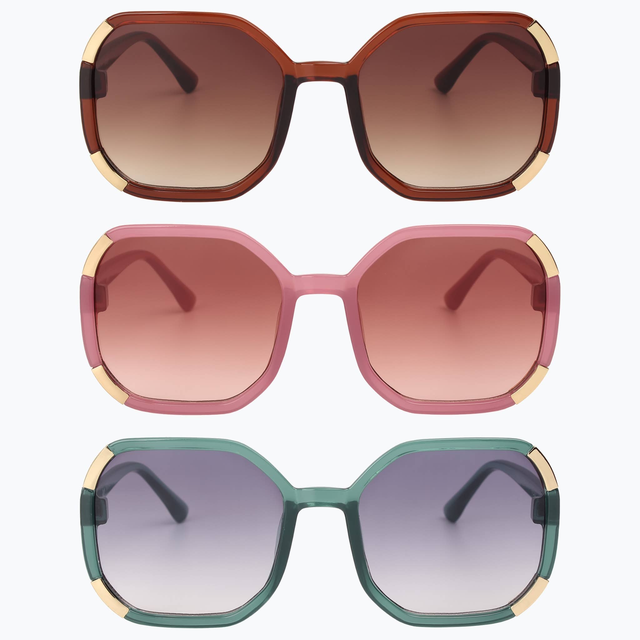 Jaxy Eyewear - Wildflower - Retro Oversized Sunglasses for Women