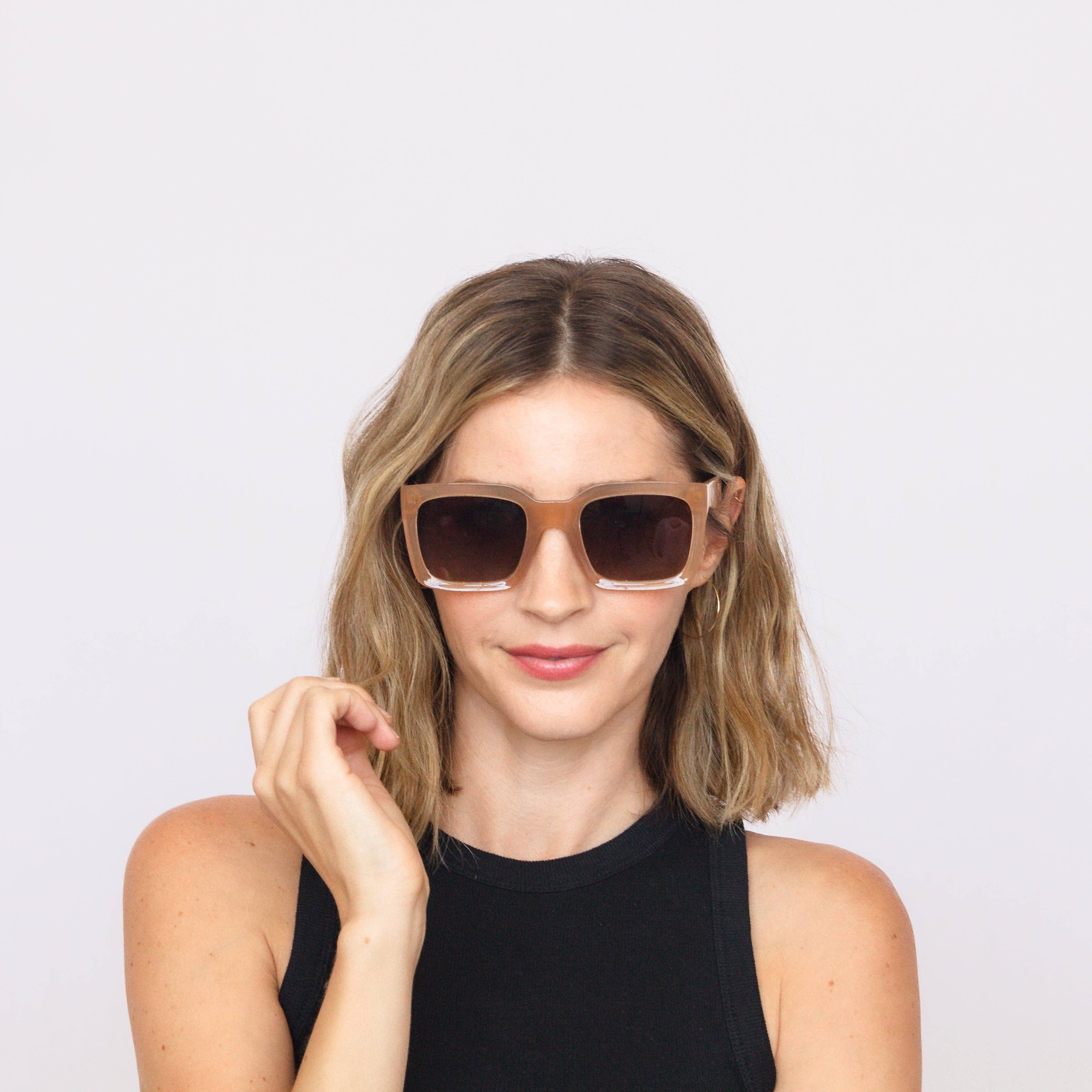 Jaxy Eyewear - Canyon - Classic Polarized Square Sunglasses for Women & Men