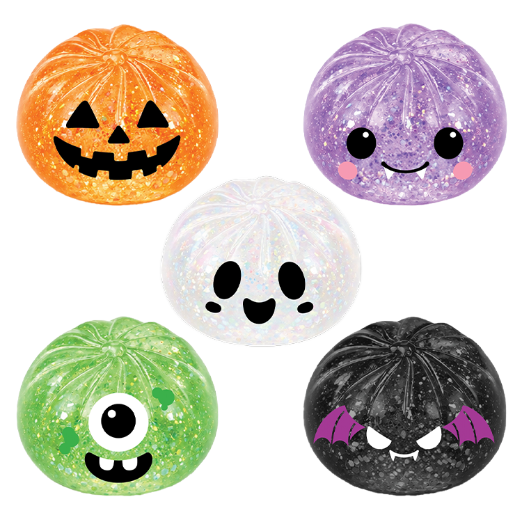 Novelty Brands - Fun Doh Halloween Mystery Dumpling Squishy - 12/Display