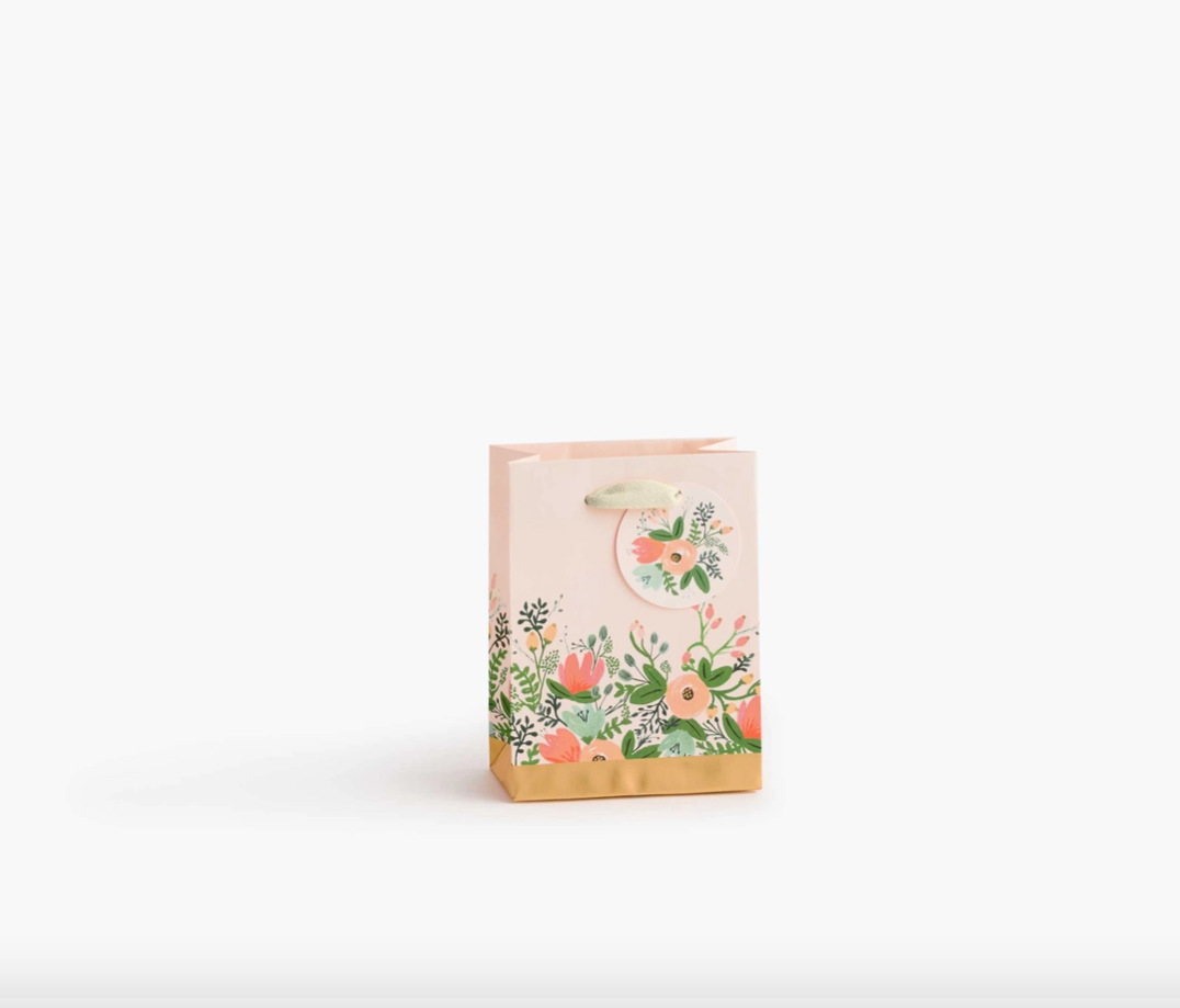 Rifle Paper Wildflower Small Gift Bag