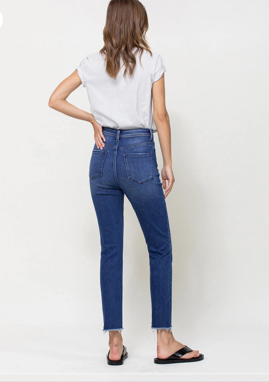 Super High Rise Slim Straight Jean